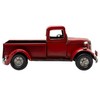 VILLAGE GIFT IMPORTERS Rustic Farmhouse-Style Decorative Red Pickup Truck |