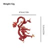 FAIRYGATE Women's Brooches & Pins Red Brooch Dragon Pins for