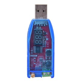DC-DC Voltage Regulator Module, Step Up/Down Converter with USB and Adjustable Potentiometer, 3 W 1-24 V Real-time Voltage Display, Step by Step Setting, High Performance Voltage Regulator