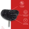 Leibersperger-Felle Bicycle Saddle Cover Made of High-Quality Lambskin Size M