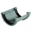 FLOPLAST 112mm Half Round Fascia Gutter Union Bracket - Grey