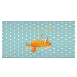 Mr. & Mrs. Panda 50 x 100 Hand Towel Fox Stars – Saying Beautiful, Towels, Bathroom, Saying Positive, Children, Comfortable Words, Bath Towel, Moon, Large, Dreamer