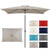 AckMizz 6.5 x 10 ft Rectangular Patio Umbrella - Rectangle