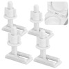 4 piezas Tornillos para Asiento de Inodoro, Tornillos de Anclaje
