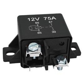 V23232-D0001-X001 Normal Open Power Relays 12V 75A, SPST-NO High Current Power Relay with Bifurcated Contacts, Replace OE# V23232-D0001-X001 & 0332002168
