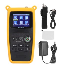 Satellite Finder 2.1 Inch Color Screen Digital Satellite Signal Meter with Compass and Flashlight