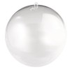 Rayher Sfera -Plastica, Apribile 18Cm Ø, Cristallo, con Foro 15