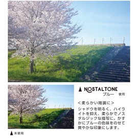 Kenko Nostaltone Blue Soft Effect Filter Diameter 72 mm with Colour Effect for Contrast Adjustment Made in Japan