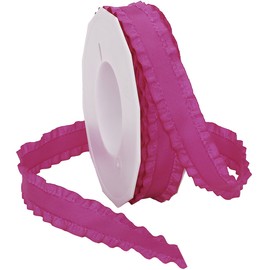 Morex Cinta de doble volante, 7/8 pulgadas por 16.5 yardas, fucsia (96505/15-606)