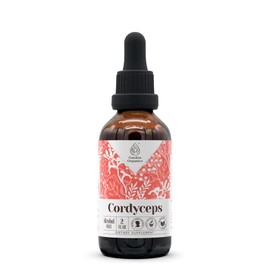 Cordyceps Alcohol-Free Natural Tincture Extract, Immune System Booster, Liquid Drops Made from 100% Cordyceps (Cordyceps sinensis) Dried Mushroom (2 fl oz)