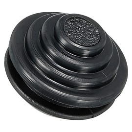 TA-VIGOR 12Pcs Conical Rubber Grommet Mount Dia 12mm Drill Hole Black Tower Shaped Grommets Wire Protection Firewall Hole Plug