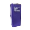 SuperStickers Smiley Face Pre-Inked Stamper - Purple, 28mm