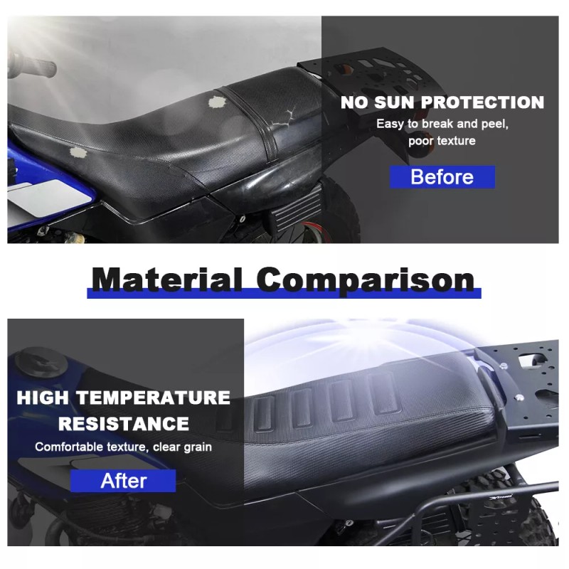 xitomer Motorcycle Waterproof Leather Seat Cover Fit For Yamaha TW200