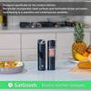 GATGOODS Gravity Electric Salt and Pepper Grinder Set, Adjustable Coarseness,