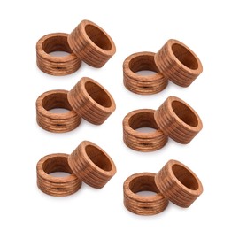 Indus Lifespace Napkin Ring Acacia Wood Set of 12, Wooden Napkin Rings Artisan Crafted in India, Tabletop Decor