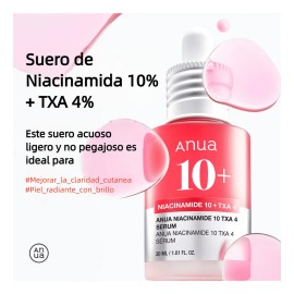 Suero Corrector de Manchas Oscuras ANUA con Niacinamida y TXA