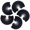 GOLD DEER 5 Piece Set Half-Circular Saw Blade, Multi-Tool, Replacement