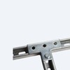 4 Pack 4 Hole T Shaped Connector Flat Plate Fitting