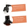 Baluue 2sets Mini Airless Pump Bottle Dispenser Refillable Soap Shampoo