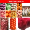 Fulanfudi 10pcs Extra Large Mesh Storage Produce Bags Reusable Vegetable