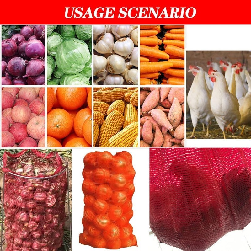 Fulanfudi 10pcs Extra Large Mesh Storage Produce Bags Reusable Vegetable