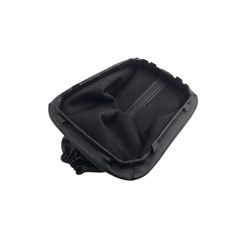 TEAMWILL PU Leather Gear Stick Shift Gaiter Boot Black Cover