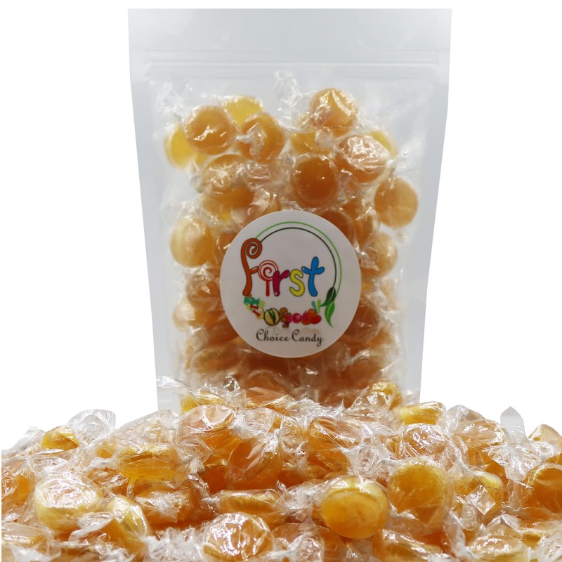 FirstChoiceCandy Individually Wrapped Hard Candy Disc Buttons (Butterscotch, 5 Pound)
