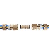 5PCS Brass Garden Hose Connectors Kit - 2 Quick Connect