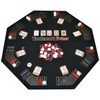 Poker Table Topper - Foldable Texas Hold 'Em Set with