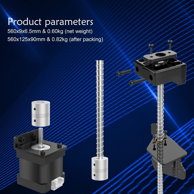 LONGER LK5 PRO Dual Z-Axis Upgrade Kit, Including Lead Screws,