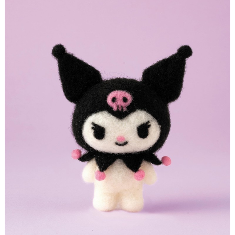 Hamanaka Wool Felt Kit Needle Felt for Creating Sanrio Characters