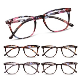 Dolarosey Reading Glasses For Women,Blue Light Blocking Computer Readers, Fashion Pattern Print Eyeglasses,Cheaters(2.0)