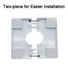 YJFY Pack of 2 Split Wall Flange Rosettes Cover Heating