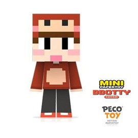 Paper Toy Dosungi Dotty Dodo's Friends / 페이퍼토이 도숭이 도티 도도한친구들