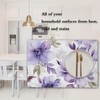 Floral Purple Placemats Set of 4 Heat Resistant Place Mats