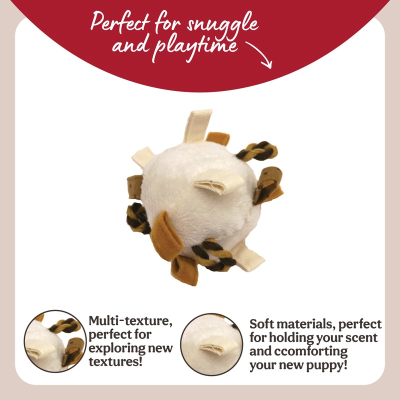 Rosewood Natural Nippers Loopy Dog Fun Ball, All Breed Sizes
