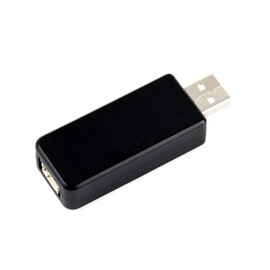 Waveshare USB Sound Card for Raspberry Pi/Jetson Nano USB Audio Module External Audio Converter Recording and Playback Support Stereo Codec Onboard Microphone and Speaker Header No Driver Required