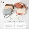 LASIEM Women's Key Case with Reel Pass Case, Commuter Pass