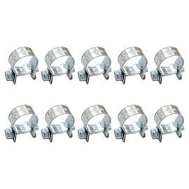 ApplianPar 5/16" Fuel Injection Hose Clamps (Pack of 10) 1/2" - 9/16" Dia