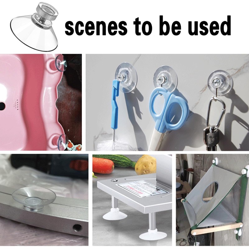 Pack of 10 suction cups for windows, suction cups with