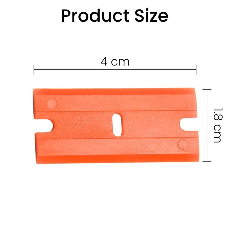 GALAMAX 100 Pcs Plastic Blades for Scraper, Plastic Scraper Replacement