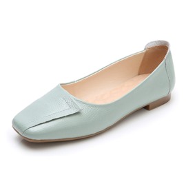 VenusCelia - Zapatos planos para mujer, Turquesa (Pale Turquoise), 8 US