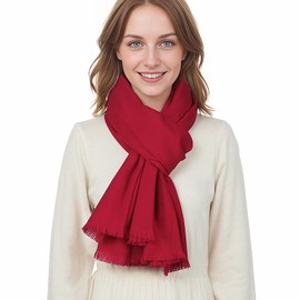 RUI VTRON Red Scarfs for Women Pashmina Shawls and Wraps for Evening Dresses Fall Winter Scarves