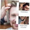 Ipetboom Handheld Hair Comb Set Stainless Steel Folding Comb Pocket-size