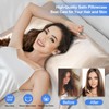Side Sleeper Pillow Cases, Curved Pillow Satin Pillowcase with Full