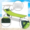 o-day Deluxe Microfibre Beach Towel with Side Pockets and Inflatable