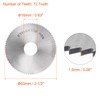 uxcell Circular Saw Blade, 63mm (2-1/2") Dia 1.5mm Thick 72