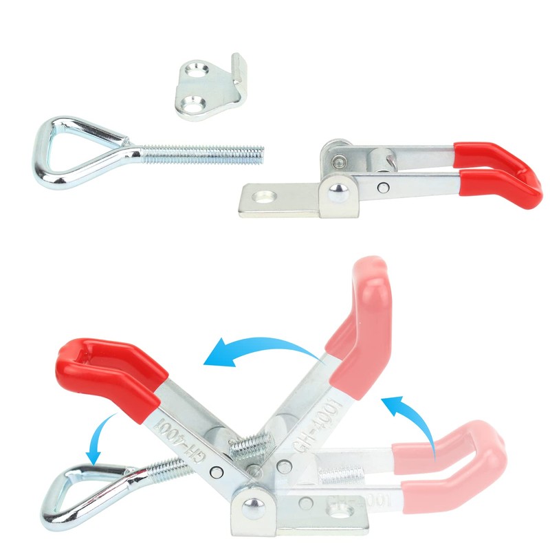 Favordrory 6 Pack Toggle Latch Clamp, Pull Latch, Adjustable Toggle