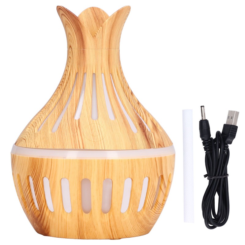Wood Grain Air Humidifier ABS Aromatherapy Humidifiers for Household USB