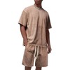 Derminpro Men's Cotton Short Sets 2 Piece Outfits Casual Summer